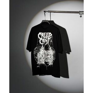 Oversized CreepCast Faces T-Shirt